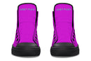 Unisex High Tops Bright Purple
