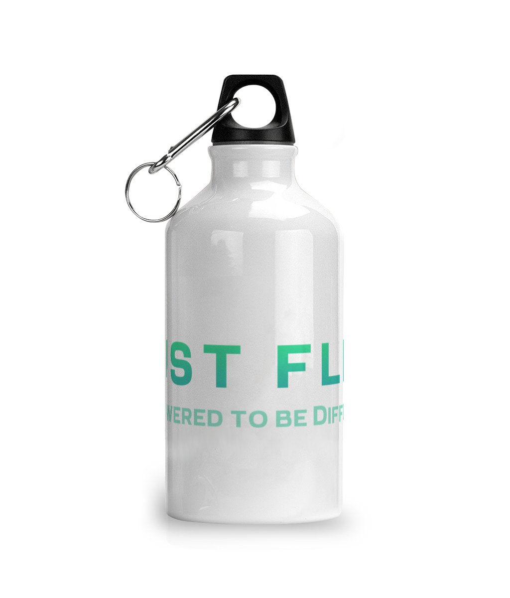 Just Flex - Empowered To Be Different Aluminium Sports Water Bottle