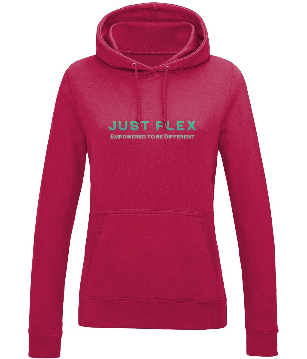 Just Flex - Empowered To Be Different Girlie College Hoodie