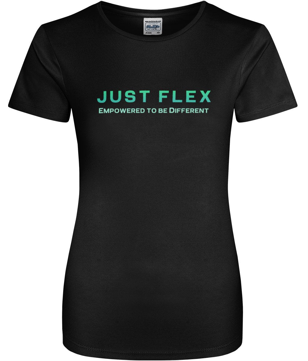 Just Flex - Empowered To Be Different Womens Just Cool Sports T - shirt - Just Flex