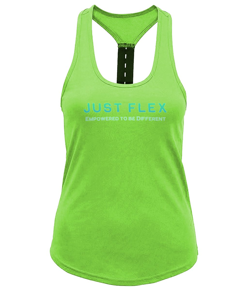 Just Flex - Empowered To Be Different Women's TriDri® Performance Strap Back Vest - Just Flex