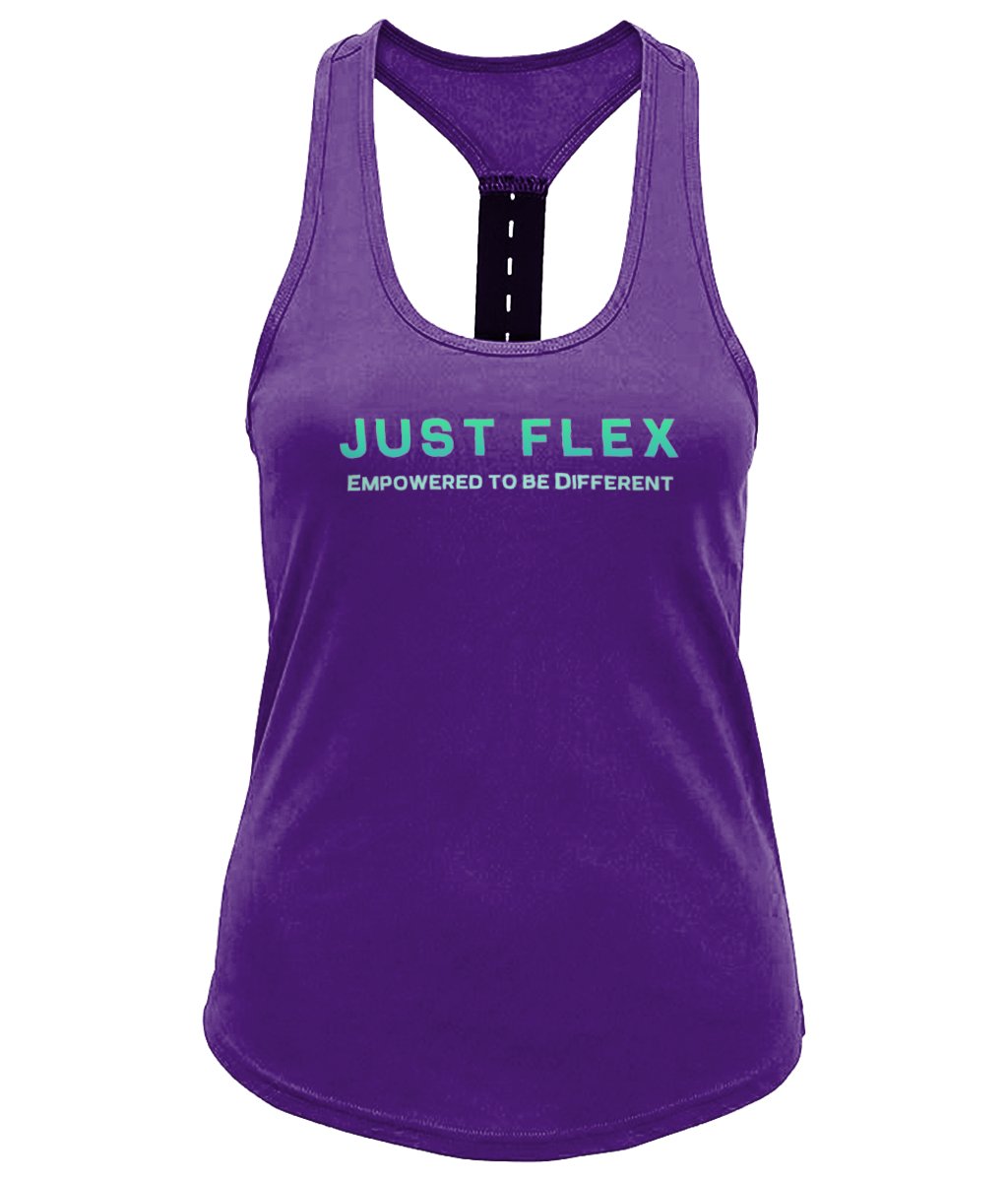 Just Flex - Empowered To Be Different Women's TriDri® Performance Strap Back Vest