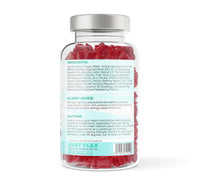 Just Flex Hair Skin & Nails Complex - 60 Natural Raspberry Flavour Gummies - Just Flex