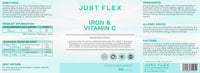 Just Flex Iron & Vitamin C - 60 Natural Cherry Flavour Gummies - Just Flex