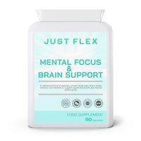 Just Flex Mental Focus Brain Support 60 Capsules - Just Flex