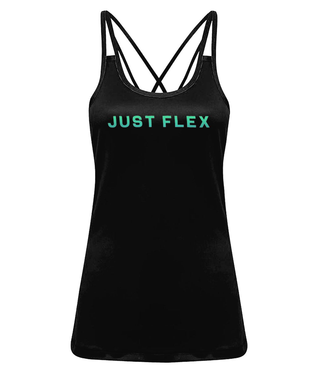 Just Flex Women's TriDri® 'Laser Cut' Spaghetti Strap Vest - Just Flex