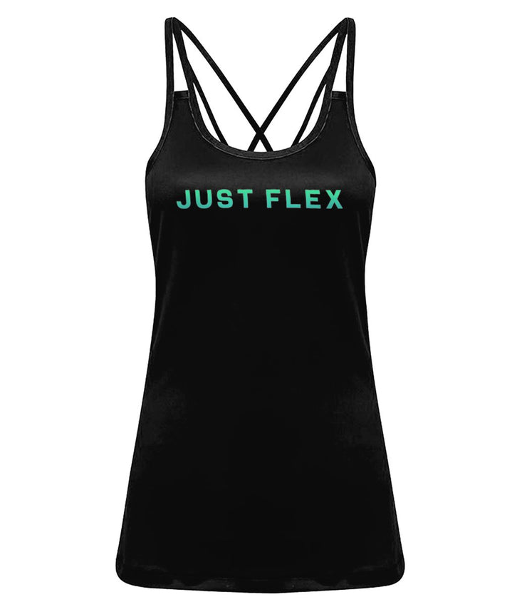 Just Flex Women's TriDri® 'Laser Cut' Spaghetti Strap Vest