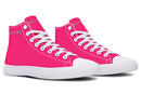 Unisex High Tops Bright Pink - Just Flex