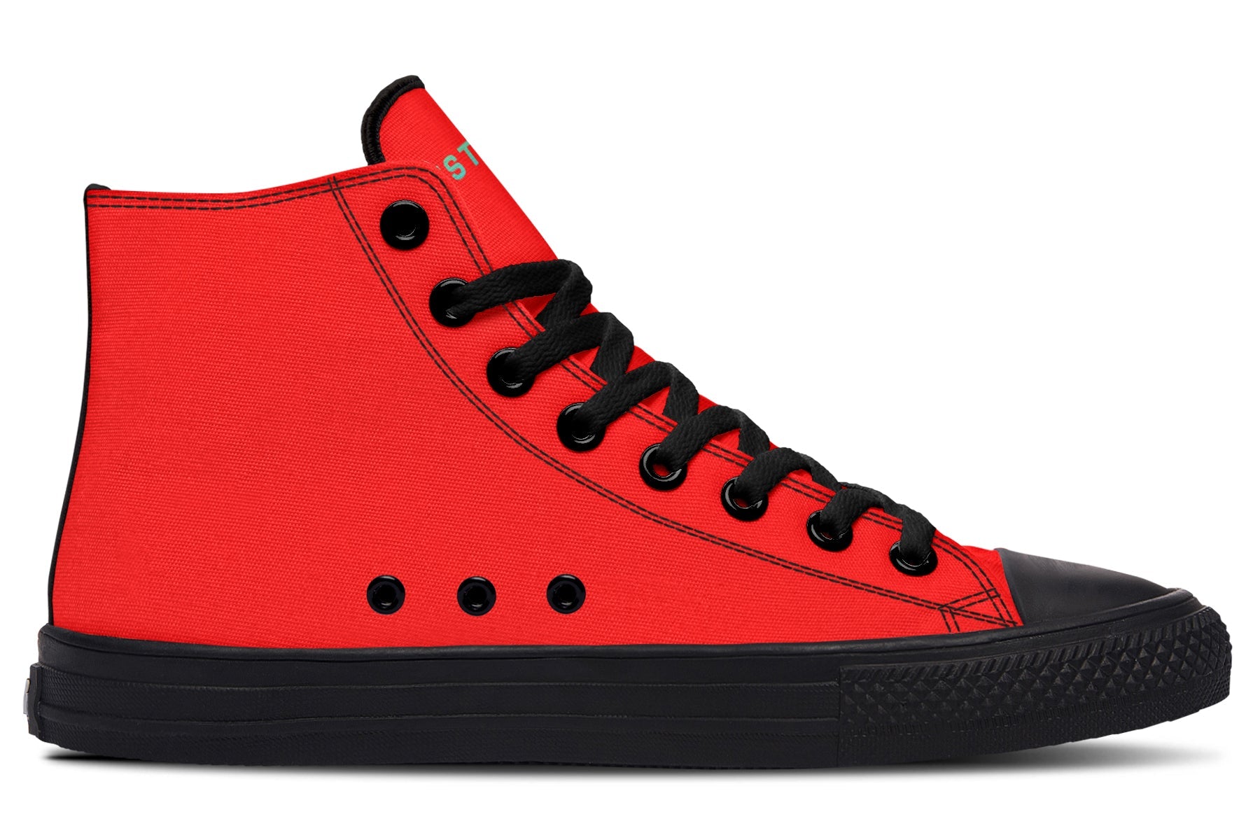 Unisex High Tops Bright Red