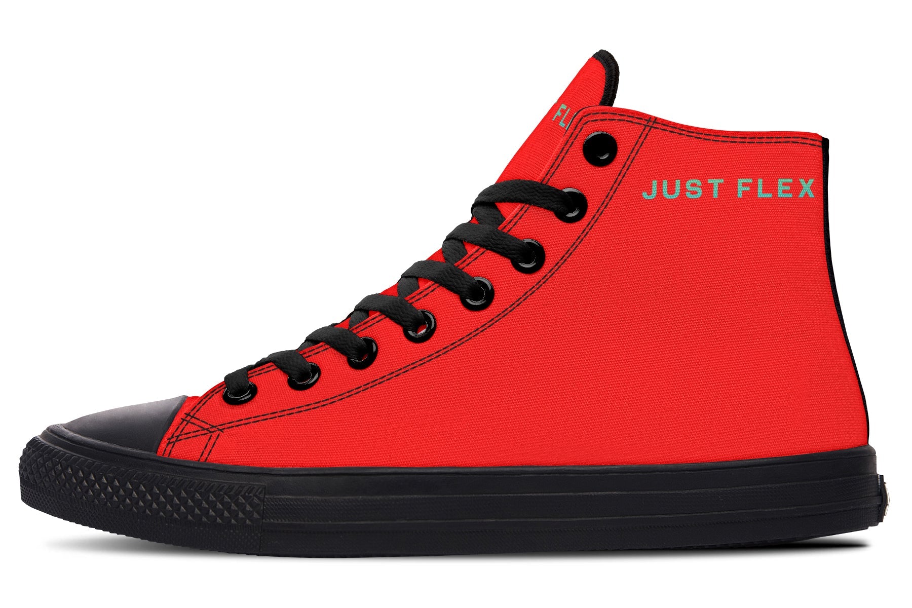 Unisex High Tops Bright Red