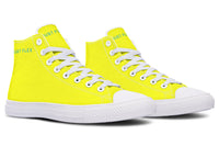 Unisex High Tops Bright Yellow - Just Flex