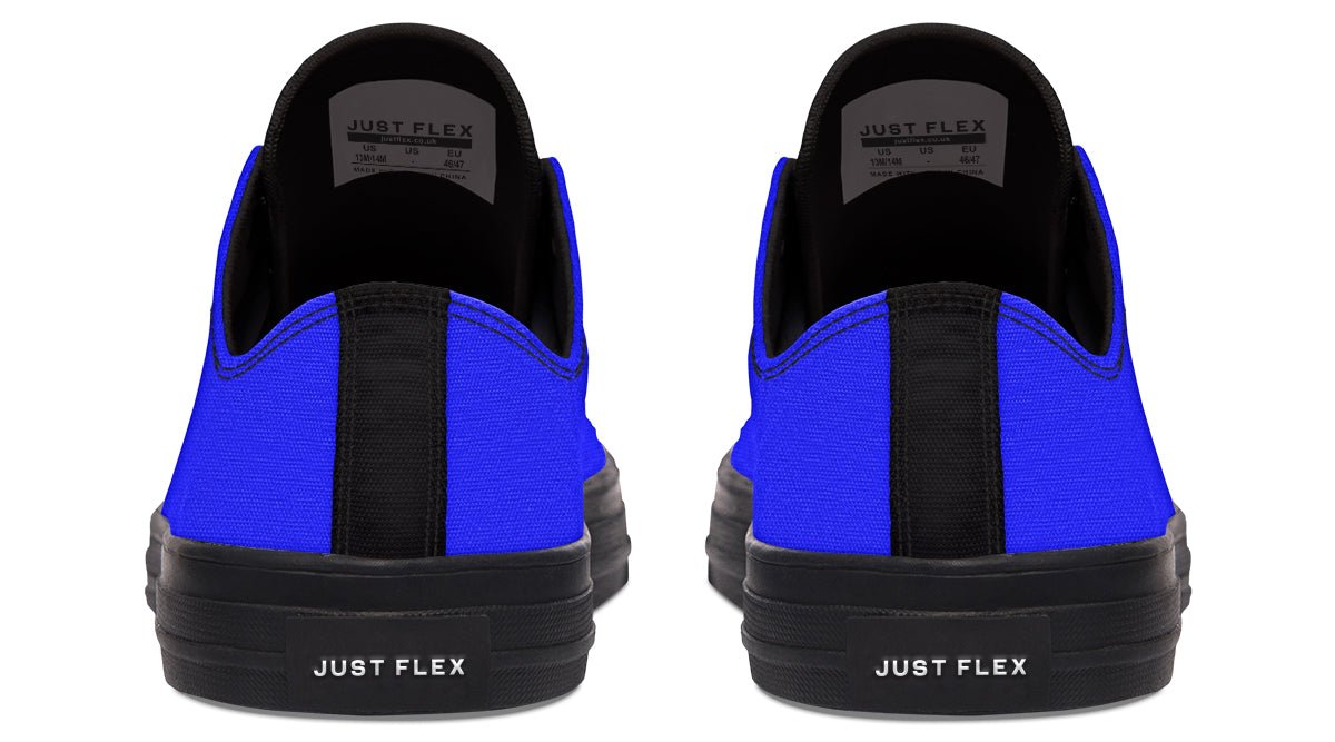 Unisex Low Tops Bright Blue - Just Flex