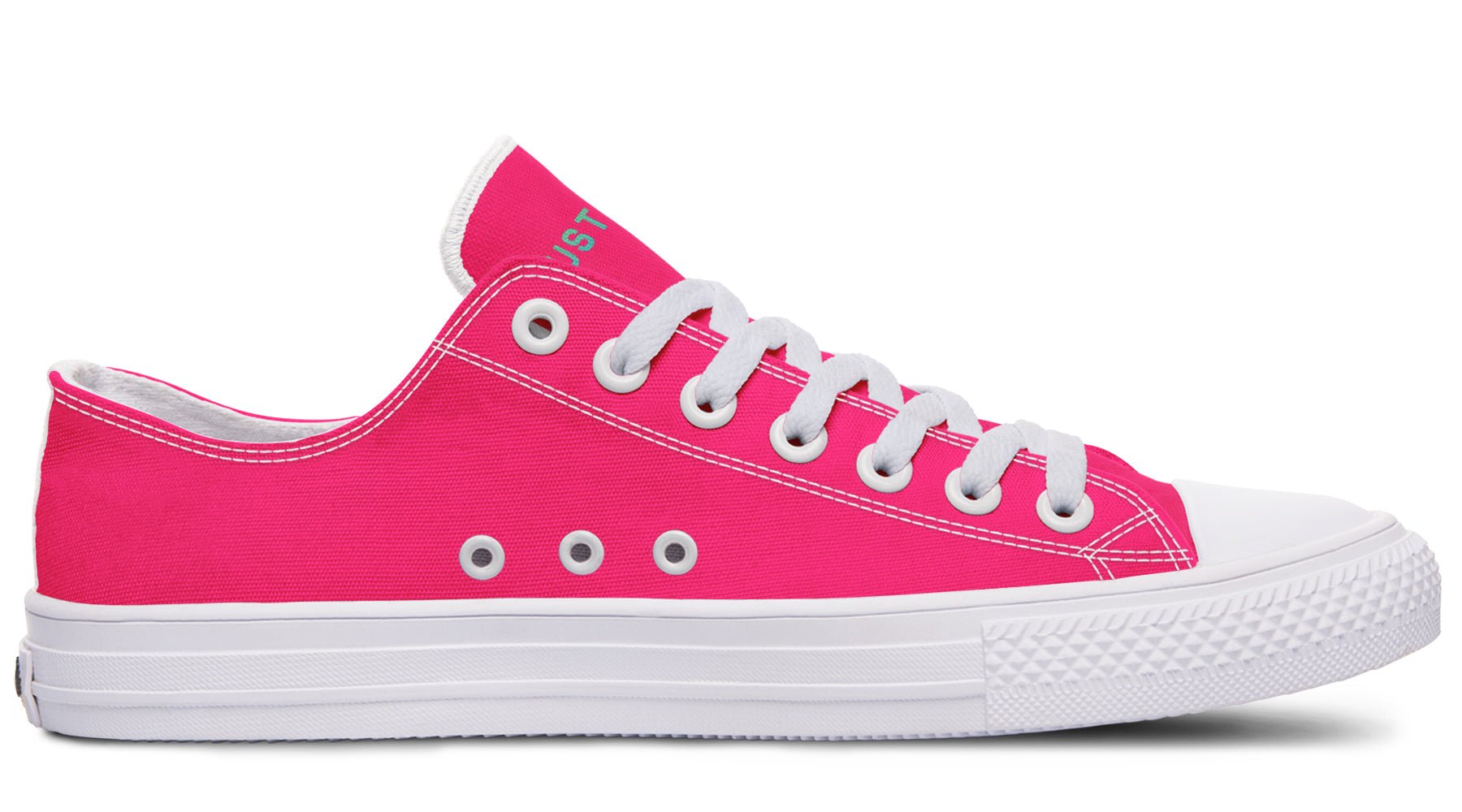 Unisex Low Tops Bright Pink
