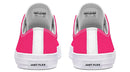 Unisex Low Tops Bright Pink - Just Flex
