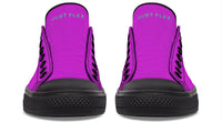 Unisex Low Tops Bright Purple - Just Flex