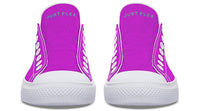 Unisex Low Tops Bright Purple - Just Flex
