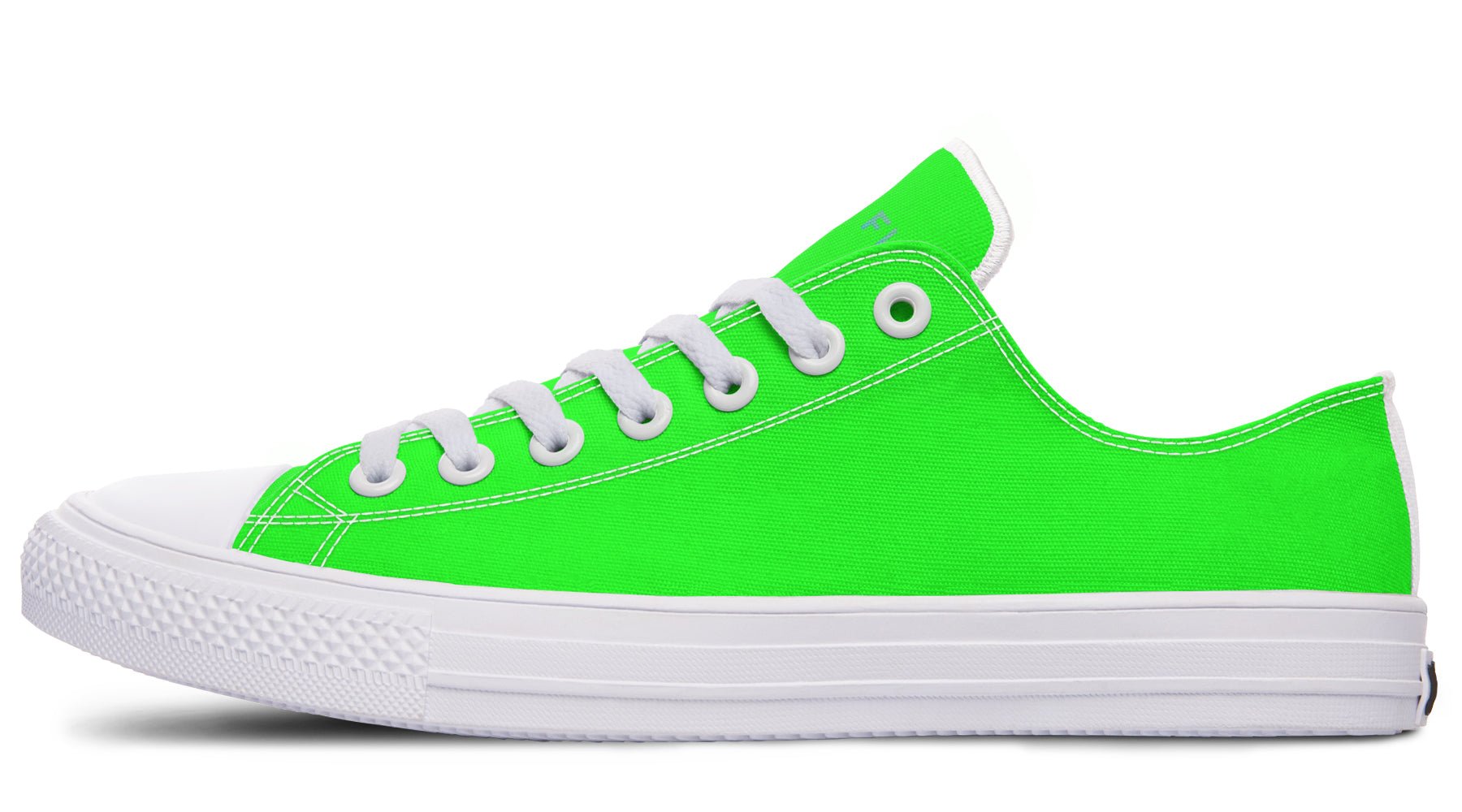 Unisex Low Tops Lime Green